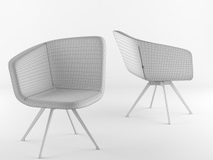 chair bt design domino type 1 3D Model