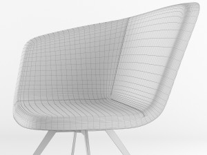 chair bt design domino type 1 3D Model