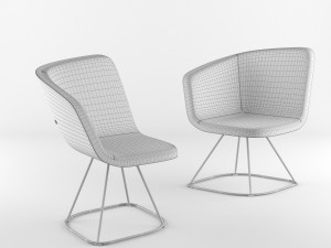 chair bt design domino type 2 3D 模型