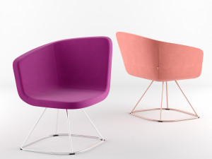 chair bt design domino type 2 3D 模型