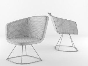 chair bt design domino type 2 3D 模型