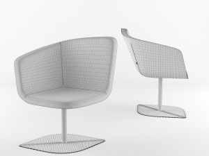 chair bt design domino type 3 3D Model