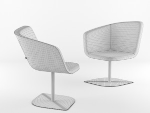 chair bt design domino type 3 3D Model