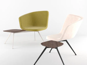 chair bt design domino type 4 3D Model