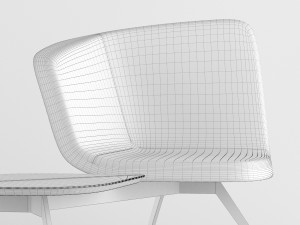 chair bt design domino type 4 3D मॉडल