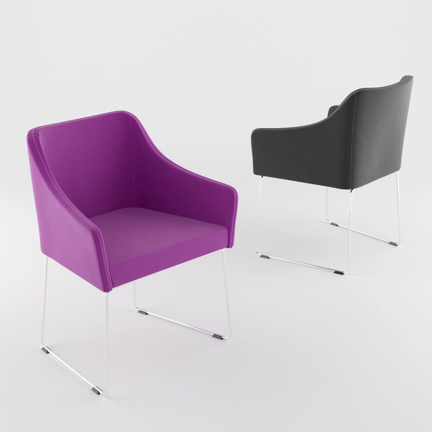 chair bt design kets set 1 3D Model .c4d .max .obj .3ds .fbx .stl .blend