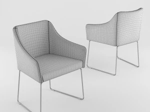 chair bt design kets set 1 3D Model