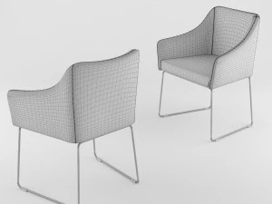 chair bt design kets set 1 3D Model