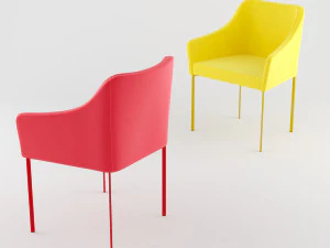 chair bt design kets set 2 3D Model