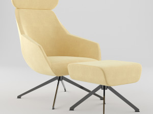 armchair bt design lamy set 2 3D 모델