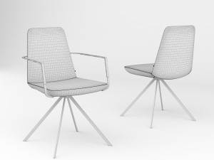 chair bt design pera set 1 3D Модель