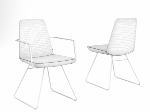 chair bt design pera set 2 3D Модель