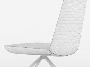 chair bt design pera set 3 3D Модель
