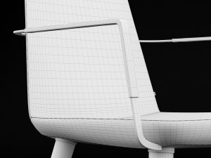 chair bt design pera set 4 Modelo 3D
