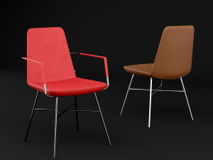 chair bt design pera set 5 3D 模型