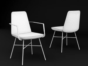 chair bt design pera set 5 3D Model