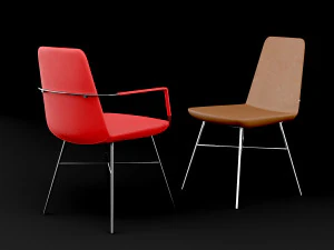 chair bt design pera set 5 3D Model