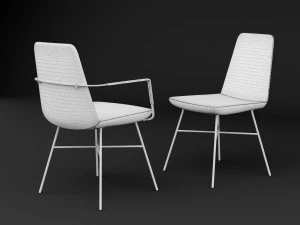 chair bt design pera set 5 3D Model