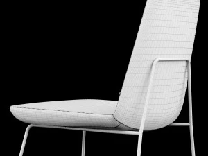 chair bt design pera set 6 3D Model