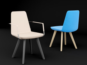 chair bt design pera set 7 3D 모델