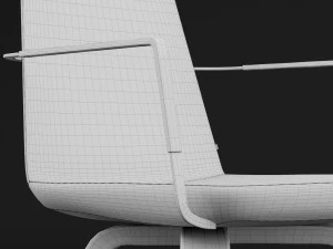 chair bt design pera set 8 3D Model