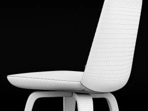 chair bt design pera set 8 3D Model