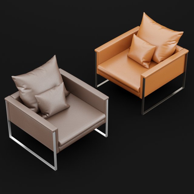chair go large single bt design 3D 模型 .c4d .max .obj .3ds .fbx .stl .blend 