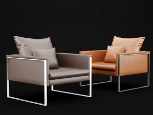 sedia go large singola bt design Modello 3D