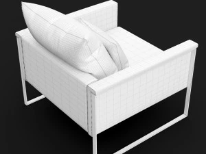 sedia go large singola bt design Modello 3D