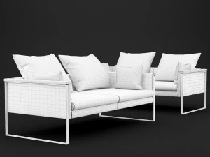 sofa go large double bt design 3D Model