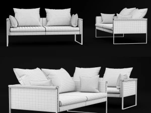 sofa go large double bt design 3D Model