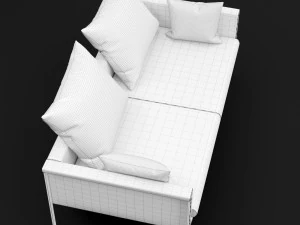 sofa go large double bt design 3D Model