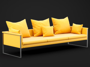 sofa go large triple bt design Modelo 3D