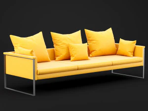 sofa go large triple bt design 3D Model