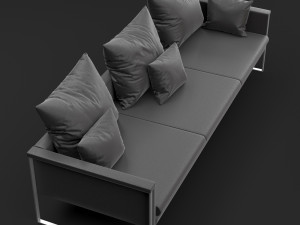sofa go large triple bt design Modelo 3D