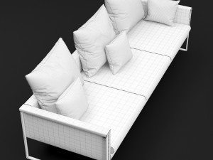 sofa go large triple bt design Modelo 3D