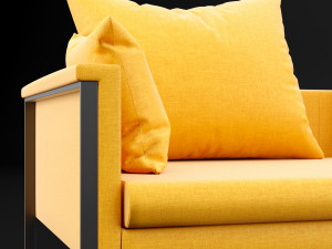 sofa go large triple bt design Modelo 3D