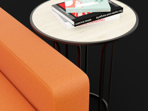 chair piu single bt design and cara cofe table Modelo 3D