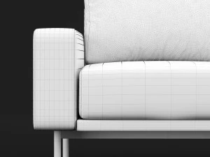 chair piu single bt design and cara cofe table 3D Model