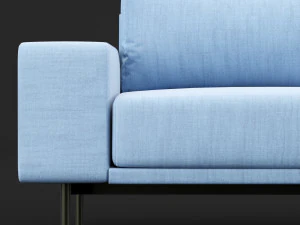 sofa piu double 220 and cara 620 and 470 cofe table bt design 3D Model