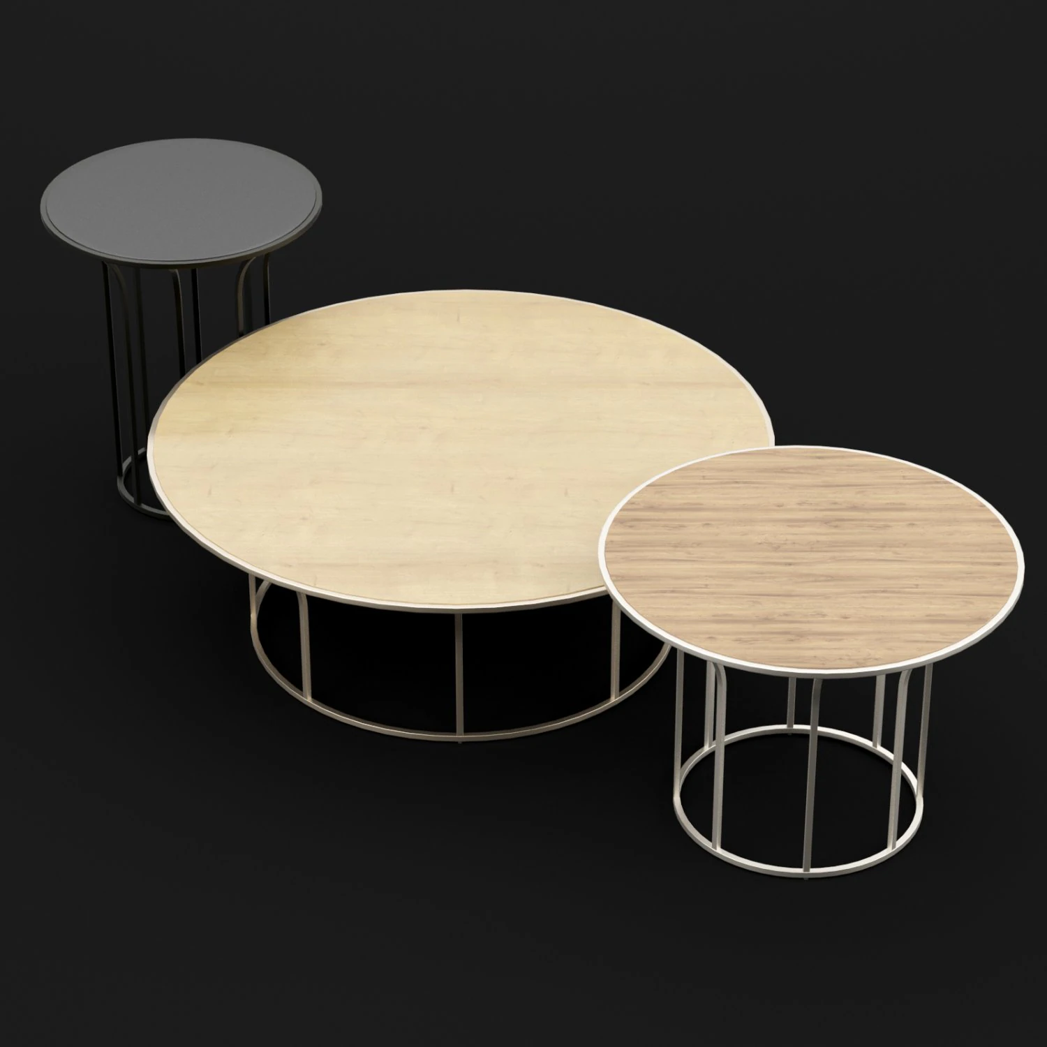 cara cofe table bt design 3D Model .c4d .max .obj .3ds .fbx .stl .blend