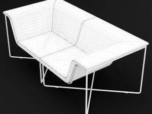 chair pop middle and corner bt design 3D Model