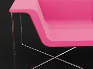 chair pop middle and corner bt design 3D Model