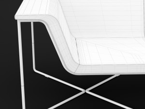 chair pop middle and corner bt design 3D Model