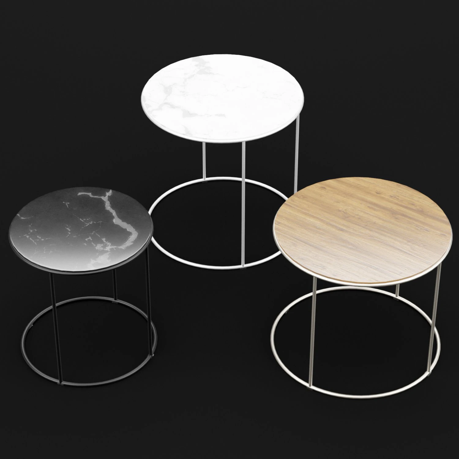 petty cofe table bt design 3D Model .c4d .max .obj .3ds .fbx .stl .blend 