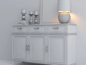 commode 00 3D Model