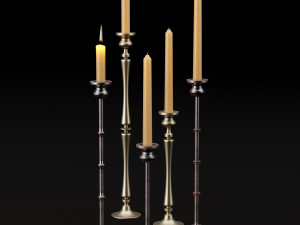 candlestick set 2 3D-Modell