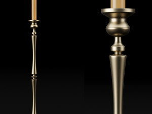 candlestick set 2 Modelo 3D