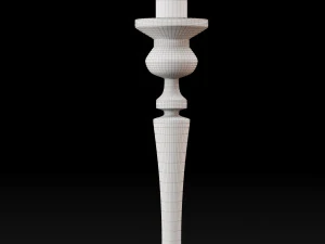 candlestick set 2 3D Model