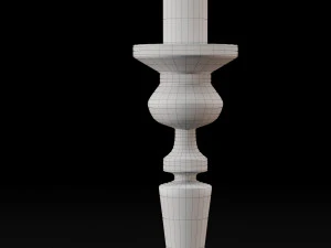 candlestick set 2 3D Model